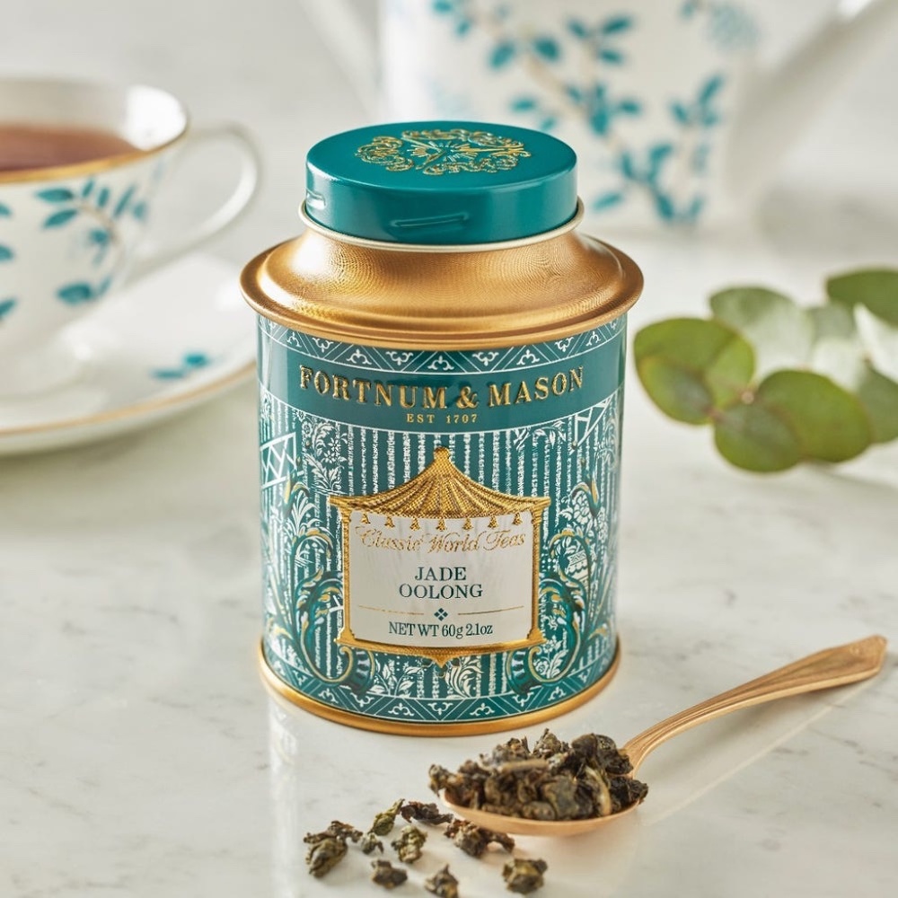 Fortnum & Mason Jade Oolong 60g Loose Leaf Empty Tea Storage Tin